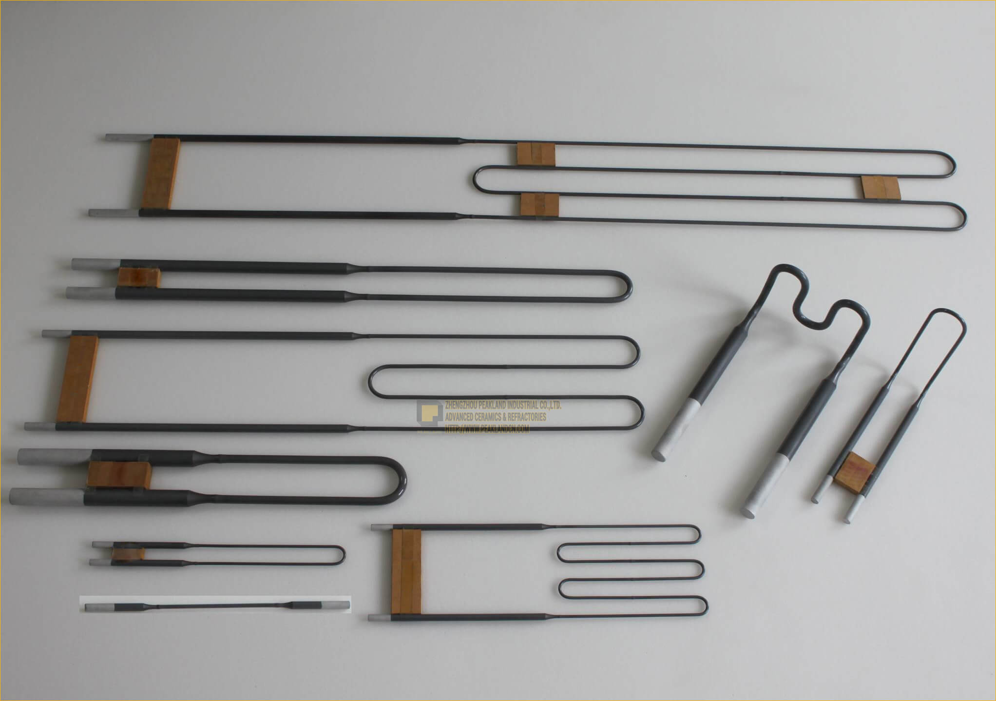 MoSi2 Heating Elements W Type sic ceramics sic heaters alumina