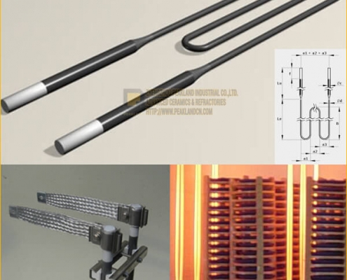 w type molybdenum disilicide heating elements