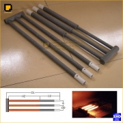 silicon carbide heating elements w type