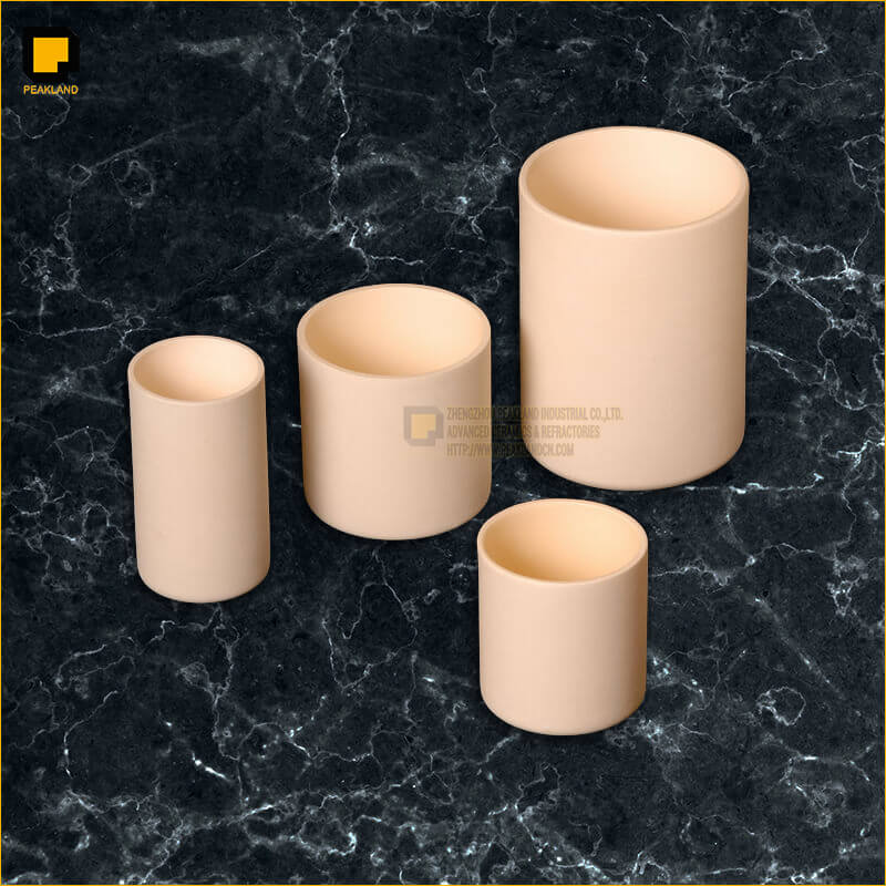 alumina ceramic crucibles cylinder type