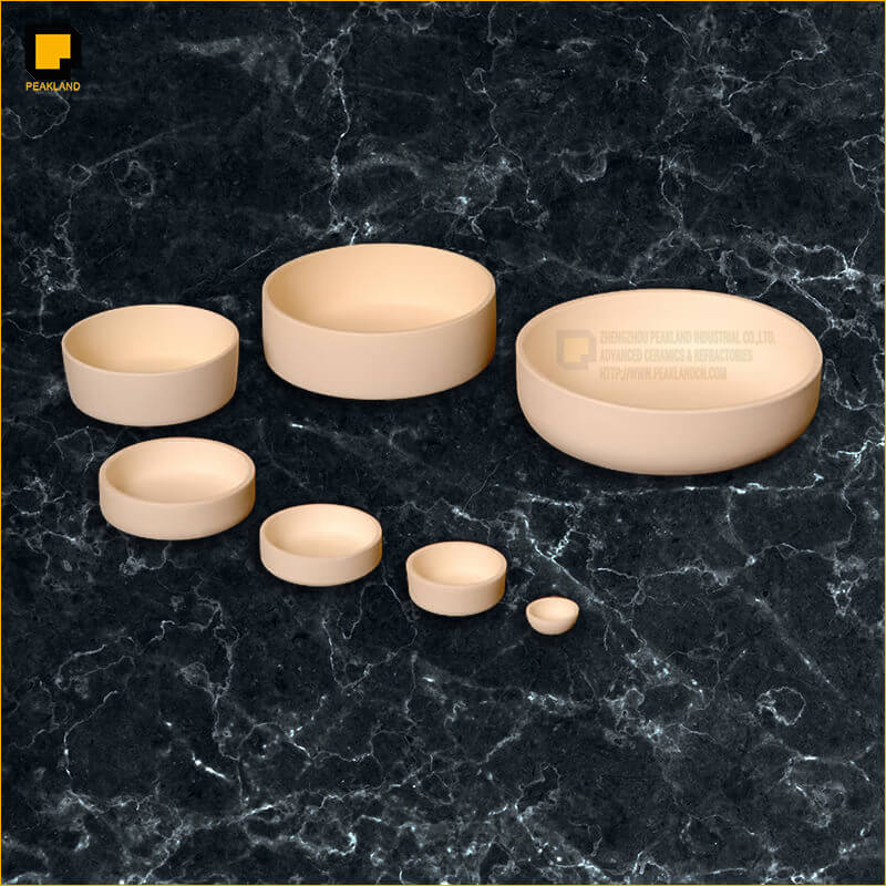 alumina ceramic crucibles dishes