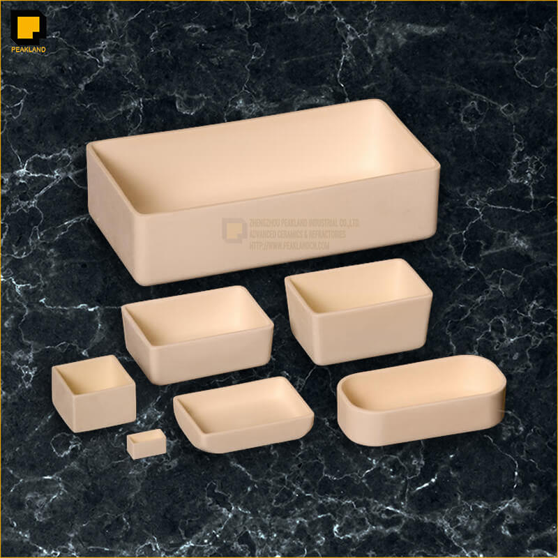 alumina ceramic crucibles square